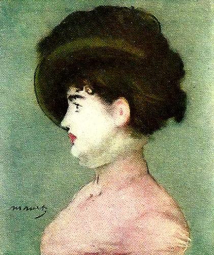 Edouard Manet portratt av irma brunner oil painting image